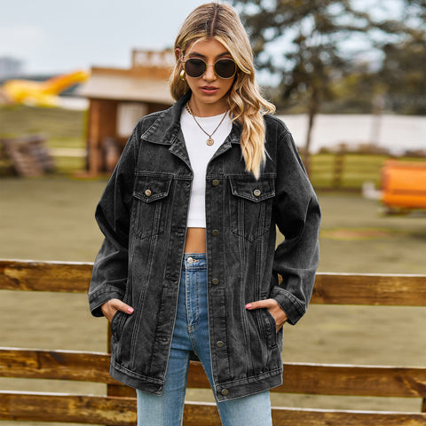 Versatile Classic Retro Classic Loose Denim Jacket