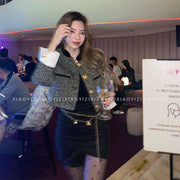 Tweed Classic Style Coat Classic Style