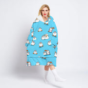 Cashmere adult sweater blanket