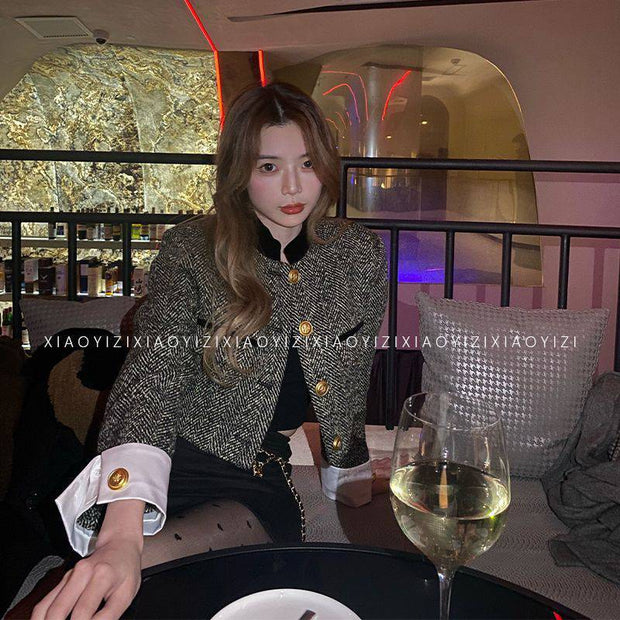 Tweed Classic Style Coat Classic Style